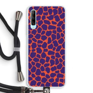 Purple Giraffe: Huawei P Smart Pro Transparant Hoesje met koord
