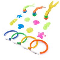 Duikspeeltjes set - 15x stuks - gekleurd mix - kunststof - Zwembad speelgoed - Waterspeelgoed