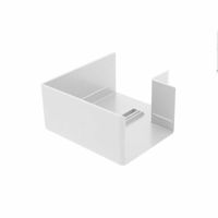 Canalit M5 vlakhaakstuk 40X40 wit PVC 955702 voor kabelkanaal 40x40