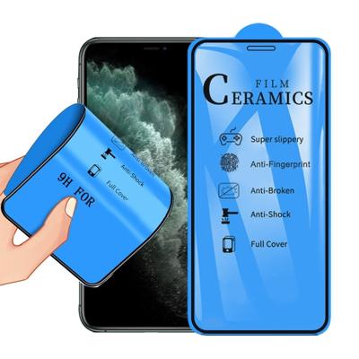 2.5 d volledige lijm volledige cover keramiek film voor iPhone XS Max/11 Pro Max