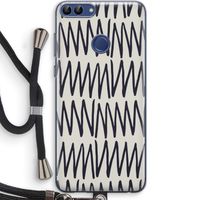 Marrakech Zigzag: Huawei P Smart (2018) Transparant Hoesje met koord