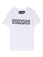 DSQUARED2 KIDS t-shirt en coton à logo imprimé - Blanc - thumbnail