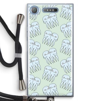 Octopussen: Sony Xperia XZ1 Transparant Hoesje met koord