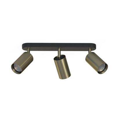 Lyora 3-lichts opbouwspotEye goud met zwart - 8818