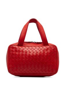 Bottega Veneta Pre-Owned sac à main en cuir Intrecciato (2012-2017) - Rouge