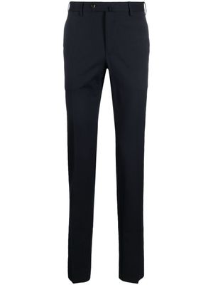 PT Torino pantalon droit à fermeture décalée - Bleu