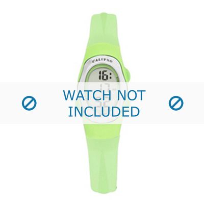 Calypso horlogeband K6018-9 Rubber Groen