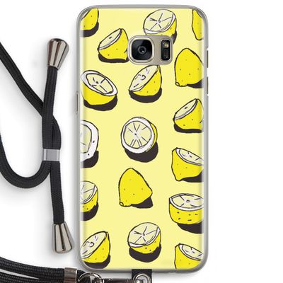 When Life Gives You Lemons...: Samsung Galaxy S7 Edge Transparant Hoesje met koord