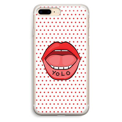Yolo Denise: iPhone 7 Plus Transparant Hoesje