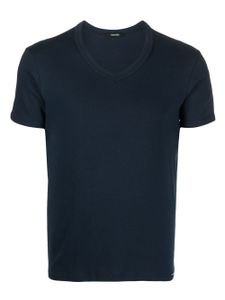 TOM FORD t-shirt à col v - Bleu