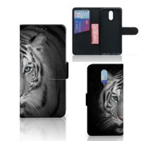 Nokia 2.3 | Telefoonhoesje | Met pasjeshouder | Tijger