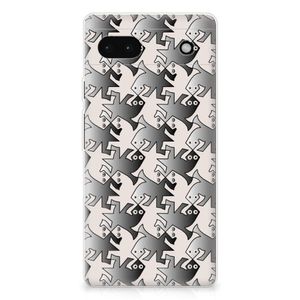 Google Pixel 6A TPU Hoesje Salamander Grey