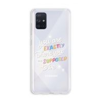 Right Place: Galaxy A71 Transparant Hoesje
