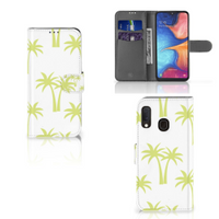 Samsung Galaxy A20e Hoesje Palmtrees - thumbnail