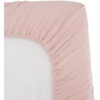Inbakerhoeslaken - DOMIVA - 60x120 cm - Oudroze - Katoengaas