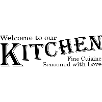 Welcome Kitchen - Muursticker