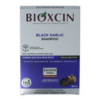 Shampoo zwarte knoflook 300 Milliliter