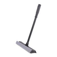 Benson spons/wisser - 2 in 1 - telescopische steel - grijs - 90 cm