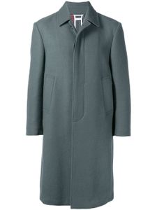 Thom Browne manteau mi-long à col pointu - Gris