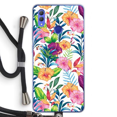 Tropisch 2: Honor Note 10 Transparant Hoesje met koord