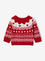 Jacquard meisjestrui voor de kerst rood