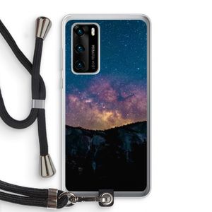 Travel to space: Huawei P40 Transparant Hoesje met koord