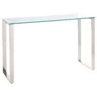 Beliani - TILON - Sidetable - Zilver - Veiligheidsglas - thumbnail