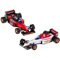 Goki - Raceauto's speelgoed set - 2x stuks - Formule 1 racewagens - van 10 cm - racing - autosport