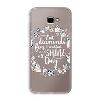 Diamonds: Samsung Galaxy J4 Plus Transparant Hoesje Diamonds: Samsung Galaxy J4 Plus Transparant Hoesje