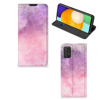 Bookcase Samsung Galaxy A03s Pink Purple Paint