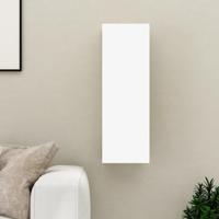 Tv-meubel 30,5x30x90 cm bewerkt hout wit