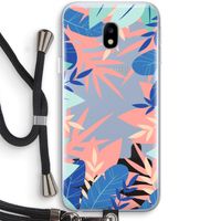 Tropisch: Samsung Galaxy J3 (2017) Transparant Hoesje met koord