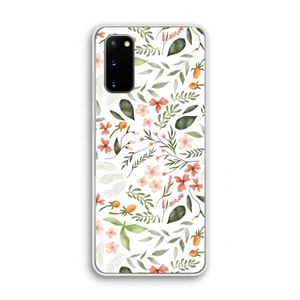 Sweet little flowers: Samsung Galaxy S20 Transparant Hoesje
