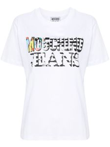 MOSCHINO JEANS t-shirt en coton à logo imprimé - Blanc