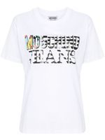 MOSCHINO JEANS t-shirt en coton à logo imprimé - Blanc