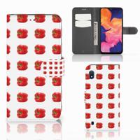 Samsung Galaxy A10 | Book Cover | Paprika Red Samsung Galaxy A10 | Book Cover | Paprika Red