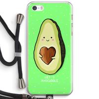 Avocuddle: iPhone 5 / 5S / SE Transparant Hoesje met koord - thumbnail