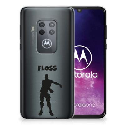 Motorola One Zoom Telefoonhoesje met Naam Floss Motorola One Zoom Telefoonhoesje met Naam Floss