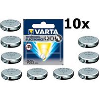 10 Stuks - Varta V362 21mAh 1.55V knoopcel batterij - thumbnail