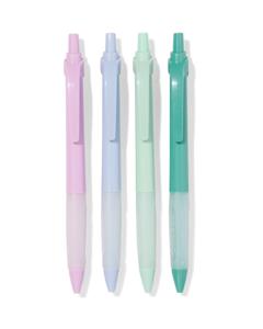 HEMA Pennen Rubber Blauwschrijvend - 4 Stuks