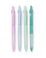 HEMA Pennen Rubber Blauwschrijvend - 4 Stuks