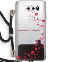 Kusjes: LG V30 Transparant Hoesje met koord