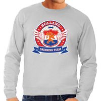 Grijze Holland drinking team rwb sweater heren