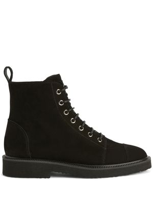 Giuseppe Zanotti bottines Thora à lacets - Noir