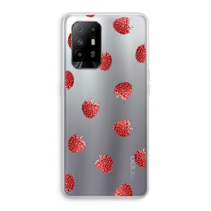 Framboosjes: Oppo A95 5G Transparant Hoesje