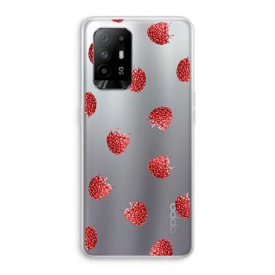 Framboosjes: Oppo A95 5G Transparant Hoesje