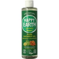 Happy Earth douchegel bergamot cedarwood