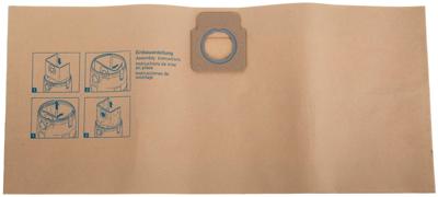 NILFISK Filter bag 1-ply 5pcs f.turbo gt