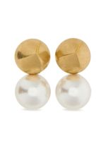 Ferragamo boucles d'oreilles pendantes à logo gravé