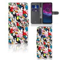 Motorola One Action | Telefoonhoesje | Met pasjeshouder | Birds